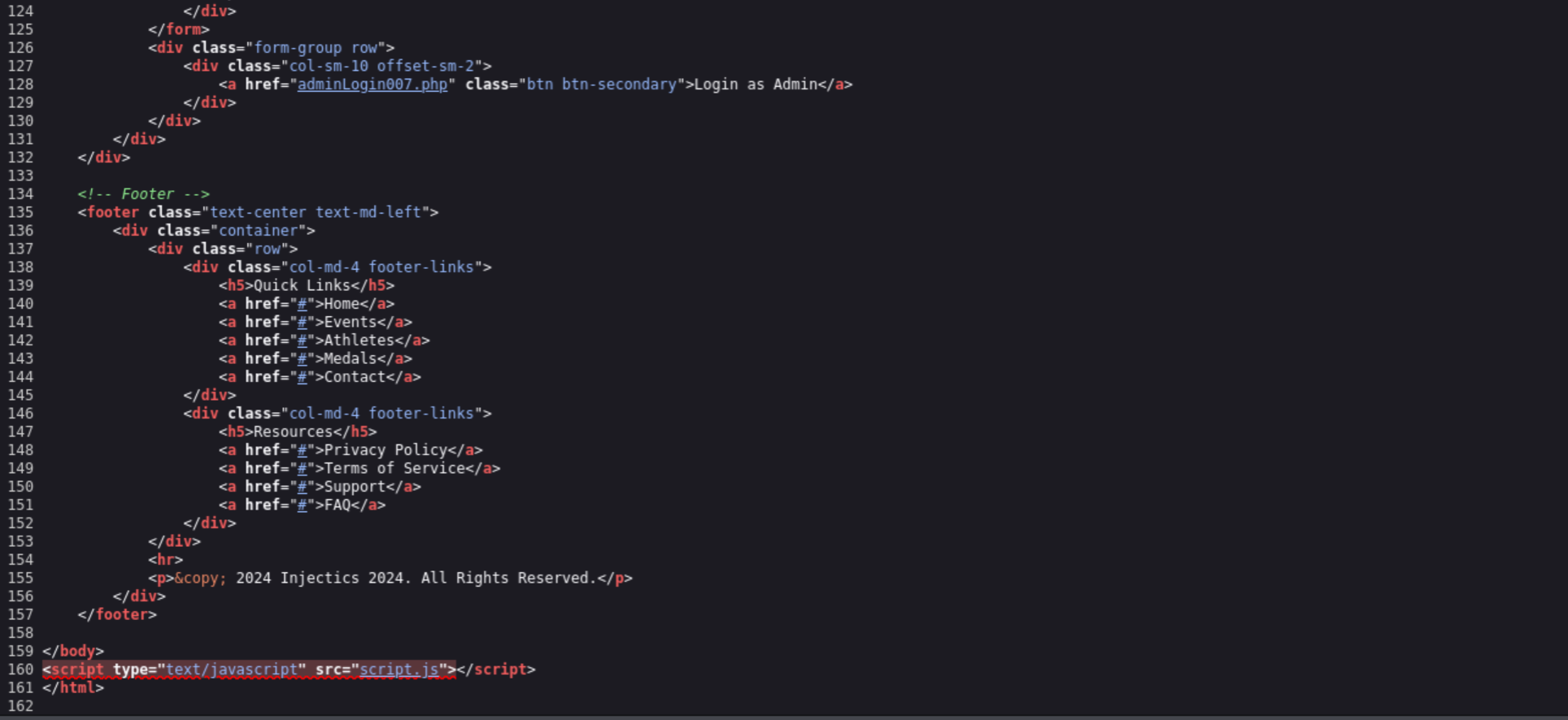 script.js — client-side filter blocking SQL keywords before POST